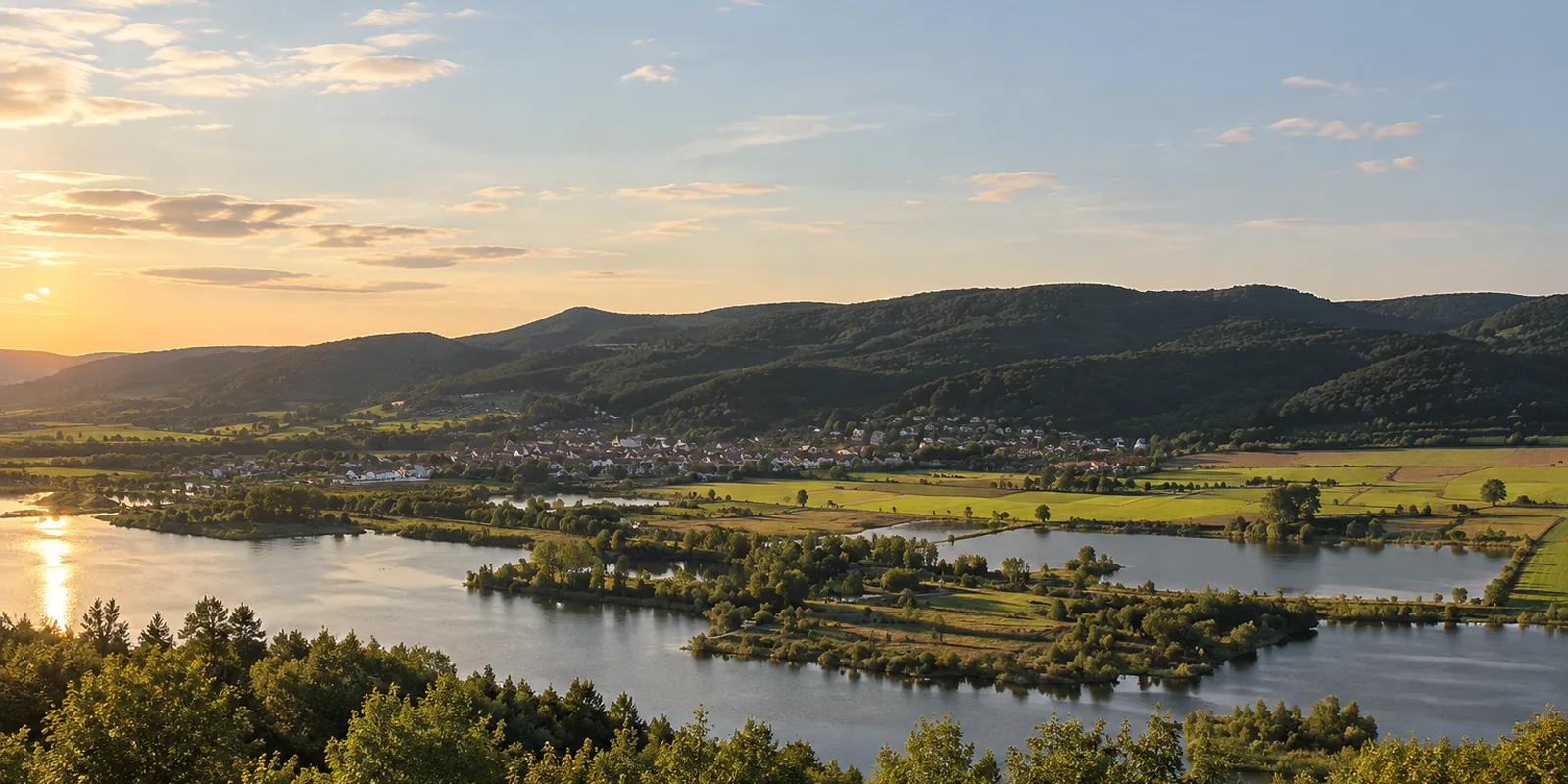 Das weite Werratal bei Eschwege