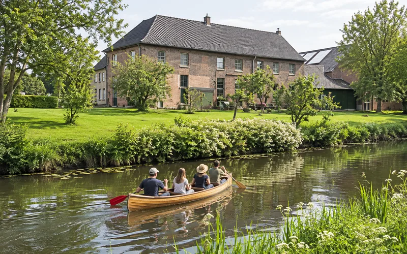 Die Wassermühle am Ufer der Niers