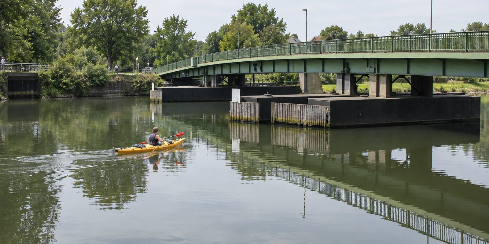 Die Ruhr bei Bochum-Dahlhausen