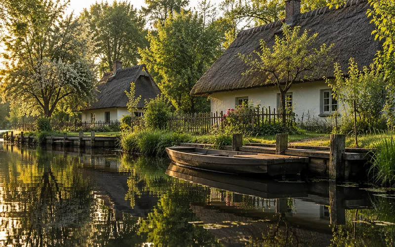 Fließ bei Lehde im Spreewald
