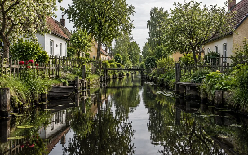 Fließ bei Leipe im Spreewald